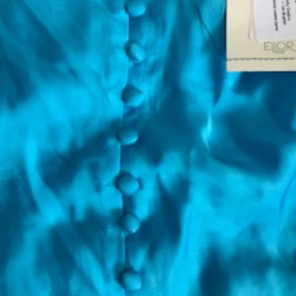 NWT Ellor Button Down Blue Aquarius Maxi Dress - Picture 3 of 9